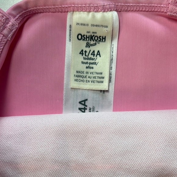 OshKosh B'gosh Kids Swim Top - Pink and Orange - Picture 2 of 6